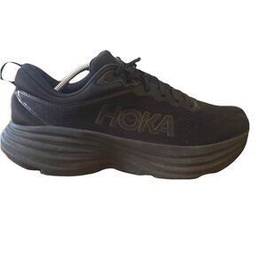 Size 11.5 D Hoka One One HOKA Bondi 8 Black Men's Running Shoes